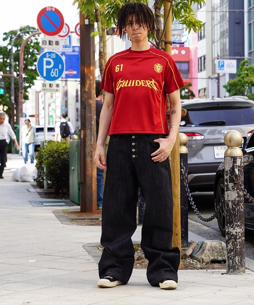 GUIDER(ガイダー)の「【GUIDER】メッシュ パイピング ゲーム Tee / Mesh Piping Game Tee(Tシャツ/カットソー・メンズ・ホワイト/ブラック/レッド・S/M/L)」の22枚目の写真