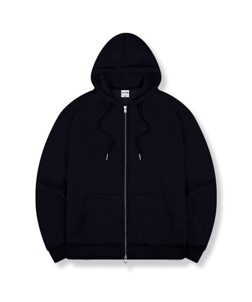 BASIC LABEL（ベーシックラベル）の「Dex 2WAY Oversized-fit Hooded Zip-Up 4 Color [BLBH_2001]（パーカー・レディース・ホワイト/ブラック/ネイビー/グレー・SMALL/MEDIUM/LARGE/X-LARGE）」の4枚目の写真