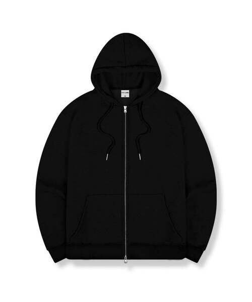 BASIC LABEL（ベーシックラベル）の「Dex 2WAY Oversized-fit Hooded Zip-Up 4 Color [BLBH_2001]（パーカー・レディース・ホワイト/ブラック/ネイビー/グレー・SMALL/MEDIUM/LARGE/X-LARGE）」の2枚目の写真