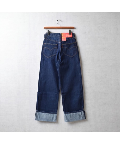 Levi's RED(リーバイスレッド)の「【IW4】【LEVI'S RED/リーバイス レッド】HIGH LOOSE CUFFED DENIM PANTS A2682-0001(デニムパンツ・レディース・ダークインディゴブルー・26inch)」の2枚目の写真