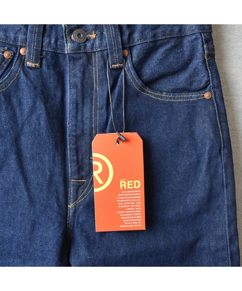 Levi's RED(リーバイスレッド)の「【IW4】【LEVI'S RED/リーバイス レッド】HIGH LOOSE CUFFED DENIM PANTS A2682-0001(デニムパンツ・レディース・ダークインディゴブルー・26inch)」の14枚目の写真