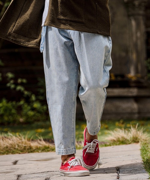 CAMBIO(カンビオ)の「mp15103-Balloon Silhouette Belted Denim Pants デニムパンツ(A70126cmb)(デニムパンツ・メンズ・グレー/ブラック/ライトインディゴブルー/ダークインディゴブルー・XL/L/M/S)」の11枚目の写真