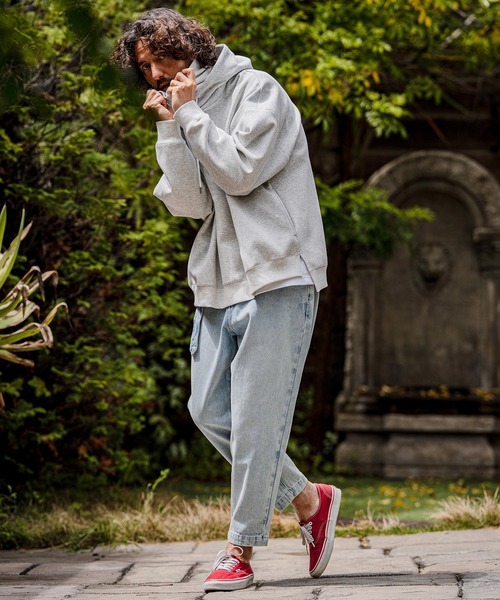 CAMBIO(カンビオ)の「mp15103-Balloon Silhouette Belted Denim Pants デニムパンツ(A70126cmb)(デニムパンツ・メンズ・グレー/ブラック/ライトインディゴブルー/ダークインディゴブルー・XL/L/M/S)」の14枚目の写真