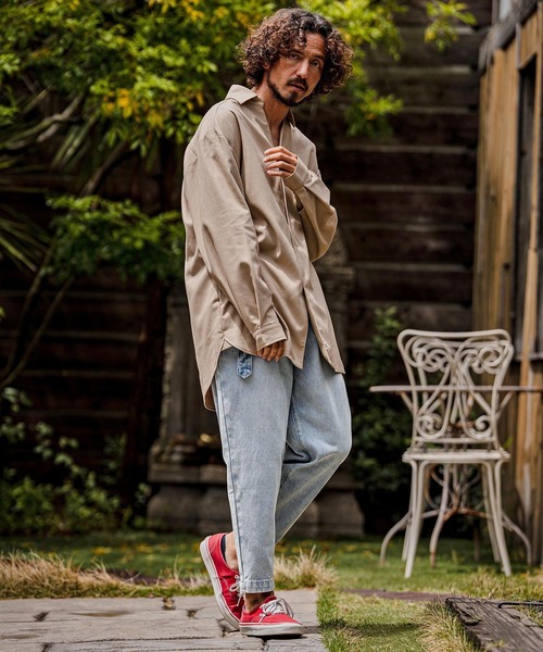 CAMBIO(カンビオ)の「mp15103-Balloon Silhouette Belted Denim Pants デニムパンツ(A70126cmb)(デニムパンツ・メンズ・グレー/ブラック/ライトインディゴブルー/ダークインディゴブルー・XL/L/M/S)」の15枚目の写真