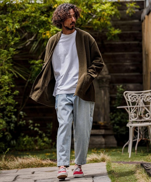 CAMBIO(カンビオ)の「mp15103-Balloon Silhouette Belted Denim Pants デニムパンツ(A70126cmb)(デニムパンツ・メンズ・グレー/ブラック/ライトインディゴブルー/ダークインディゴブルー・XL/L/M/S)」の16枚目の写真