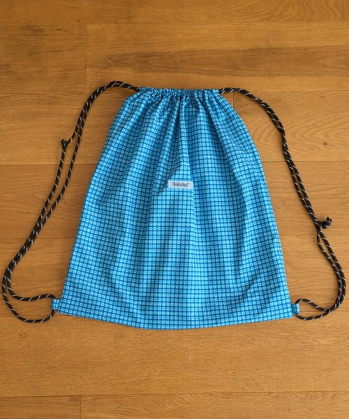 BROKEN BASE（ブロークンベース）の「anorak check knapsack（ショルダーバッグ・メンズ・ホワイト系/ネイビー系/ブルー系・フリー）」の15枚目の写真