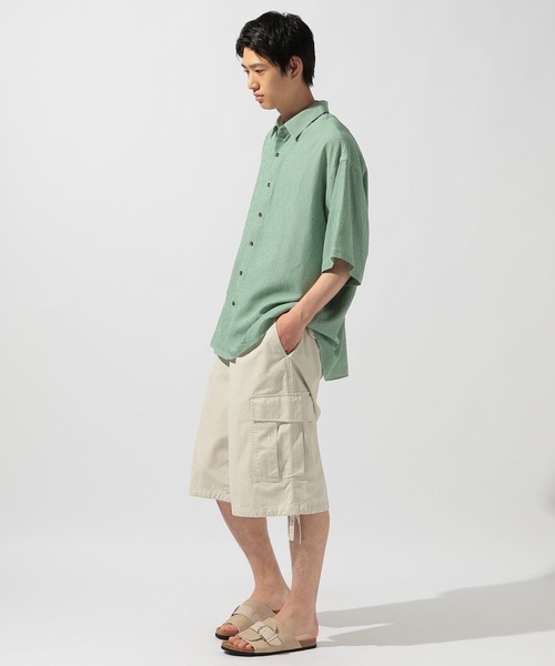 niko and...(ニコアンド)の「ドライタッチギンガムシャツ(シャツ/ブラウス・メンズ・グリーン/ブラック/ブルー・MEDIUM/LARGE)」の7枚目の写真
