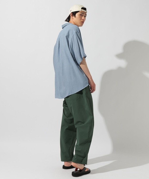 niko and...(ニコアンド)の「ドライタッチギンガムシャツ(シャツ/ブラウス・メンズ・グリーン/ブラック/ブルー・MEDIUM/LARGE)」の13枚目の写真