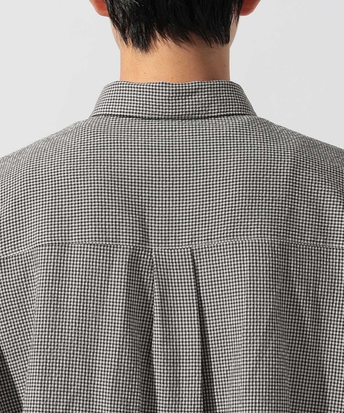 niko and...(ニコアンド)の「ドライタッチギンガムシャツ(シャツ/ブラウス・メンズ・グリーン/ブラック/ブルー・MEDIUM/LARGE)」の20枚目の写真