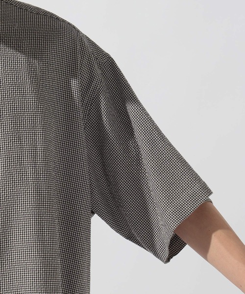 niko and...(ニコアンド)の「ドライタッチギンガムシャツ(シャツ/ブラウス・メンズ・グリーン/ブラック/ブルー・MEDIUM/LARGE)」の21枚目の写真