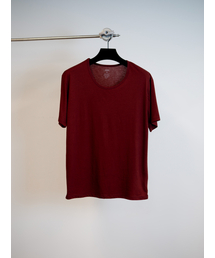 GOZER（ゴーザー）の「UNDER HALF T-SHIRT_WINE（Tシャツ/カットソー）」