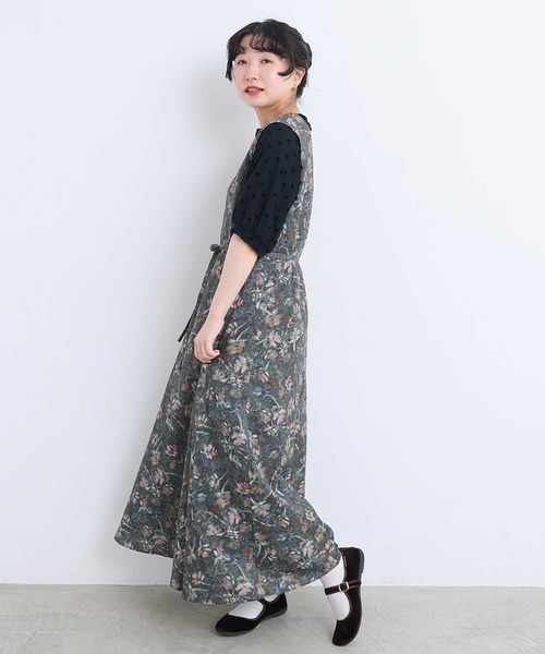 l'atelier du savon(アトリエドサボン)の「ベロアドット半袖T(Tシャツ/カットソー・レディース・アイボリー/ブラック・FREE)」の20枚目の写真