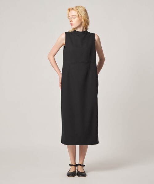 Steven Alan(スティーブンアラン)の「<Steven Alan>バック ホルターネック ノースリーブ ワンピース(ワンピース・レディース・ブラック/モカ・S/M)」の1枚目の写真
