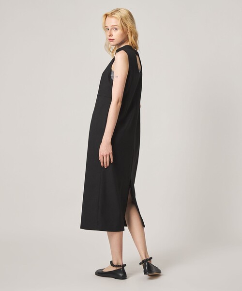 Steven Alan(スティーブンアラン)の「<Steven Alan>バック ホルターネック ノースリーブ ワンピース(ワンピース・レディース・ブラック/モカ・S/M)」の4枚目の写真
