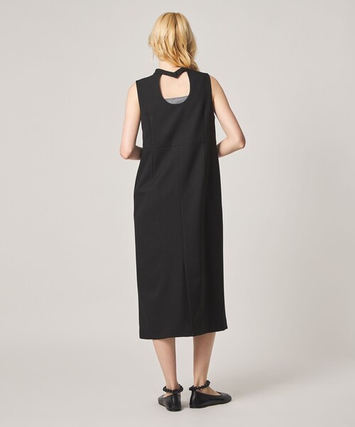 Steven Alan(スティーブンアラン)の「<Steven Alan>バック ホルターネック ノースリーブ ワンピース(ワンピース・レディース・ブラック/モカ・S/M)」の5枚目の写真