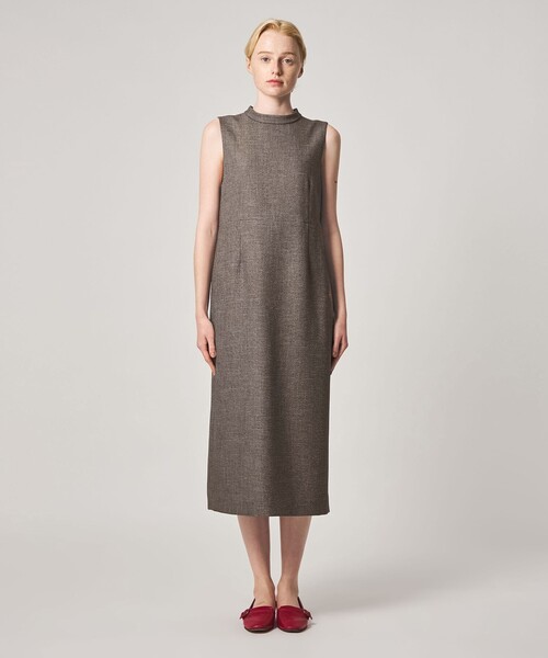 Steven Alan(スティーブンアラン)の「<Steven Alan>バック ホルターネック ノースリーブ ワンピース(ワンピース・レディース・ブラック/モカ・S/M)」の6枚目の写真