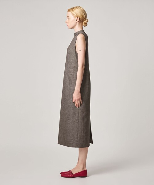 Steven Alan(スティーブンアラン)の「<Steven Alan>バック ホルターネック ノースリーブ ワンピース(ワンピース・レディース・ブラック/モカ・S/M)」の7枚目の写真