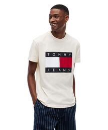 フラッグロゴプリントショートスリーブTシャツ