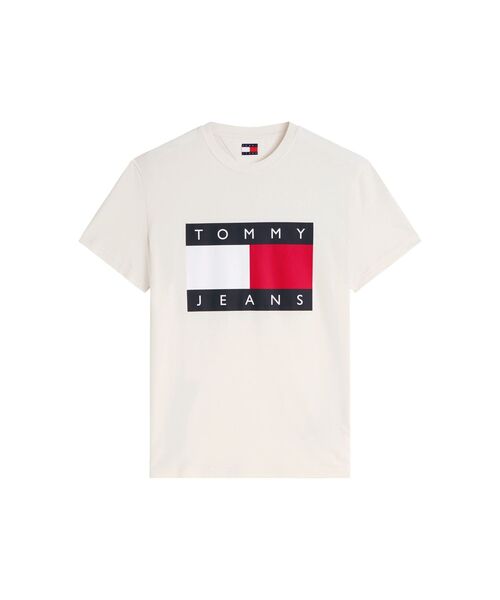 tommy jeans(トミー ジーンズ)の「フラッグロゴプリントショートスリーブTシャツ(Tシャツ/カットソー・メンズ・ホワイト/マルチ・SMALL/X-LARGE/LARGE/MEDIUM/X-SMALL)」の6枚目の写真