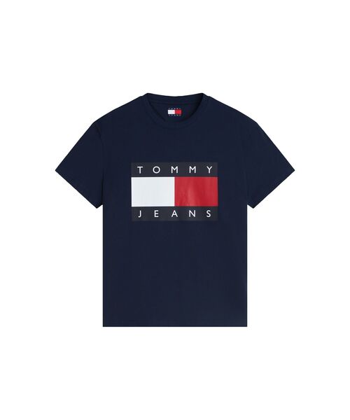 tommy jeans(トミー ジーンズ)の「フラッグロゴプリントショートスリーブTシャツ(Tシャツ/カットソー・メンズ・ホワイト/マルチ・SMALL/X-LARGE/LARGE/MEDIUM/X-SMALL)」の11枚目の写真