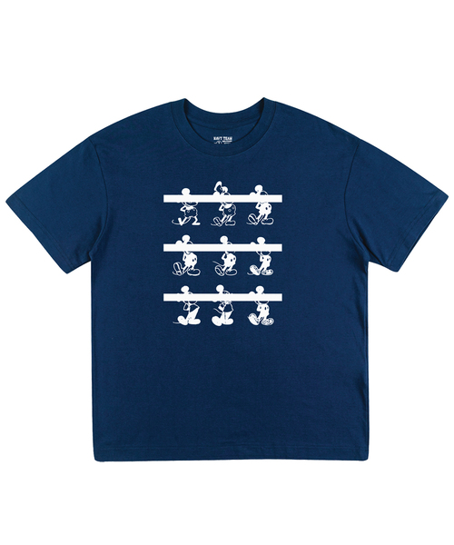 NAVYTEAM(ネイビーチーム)の「MM POP ART 半袖Tシャツ(4色)(Tシャツ/カットソー・レディース・ホワイト/ライトグレー/ネイビー/ブラック・SMALL/MEDIUM/LARGE/X-LARGE)」の4枚目の写真
