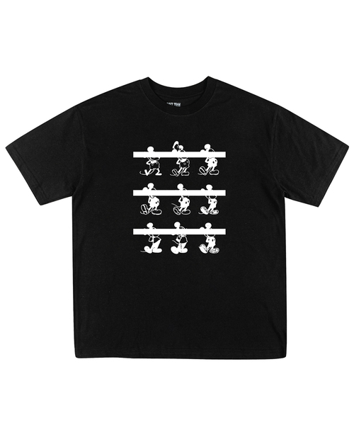 NAVYTEAM(ネイビーチーム)の「MM POP ART 半袖Tシャツ(4色)(Tシャツ/カットソー・レディース・ホワイト/ライトグレー/ネイビー/ブラック・SMALL/MEDIUM/LARGE/X-LARGE)」の2枚目の写真