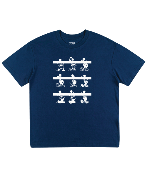 NAVYTEAM(ネイビーチーム)の「MM POP ART 半袖Tシャツ(4色)(Tシャツ/カットソー・レディース・ホワイト/ライトグレー/ネイビー/ブラック・SMALL/MEDIUM/LARGE/X-LARGE)」の8枚目の写真