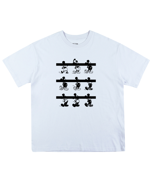 NAVYTEAM(ネイビーチーム)の「MM POP ART 半袖Tシャツ(4色)(Tシャツ/カットソー・レディース・ホワイト/ライトグレー/ネイビー/ブラック・SMALL/MEDIUM/LARGE/X-LARGE)」の12枚目の写真