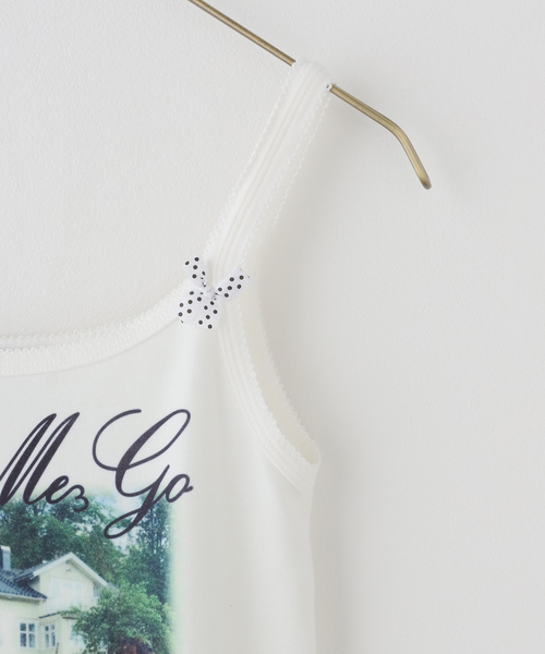 Oriens JOURNAL STANDARD(オリエンス ジャーナルスタンダード)の「【HOLECO/ホレコ】 Dango Camisole(LET ME GO)(キャミソール・レディース・ホワイト・FREE)」の4枚目の写真