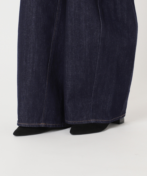 journal standard L'essage（ジャーナルスタンダードレサージュ）の「バレルワイドデニムパンツ（デニムパンツ・レディース・ネイビー/ブルー・38/36）」の19枚目の写真