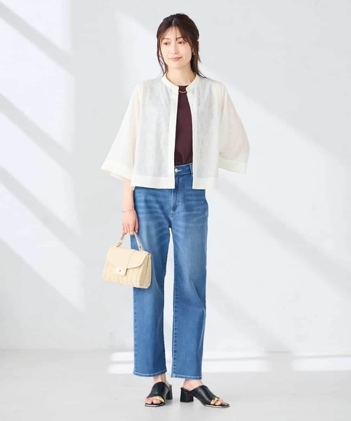 a.v.v(アーヴェヴェ)の「レースブラウス(シャツ/ブラウス・レディース・マスタード/アイボリー・38/40)」の14枚目の写真