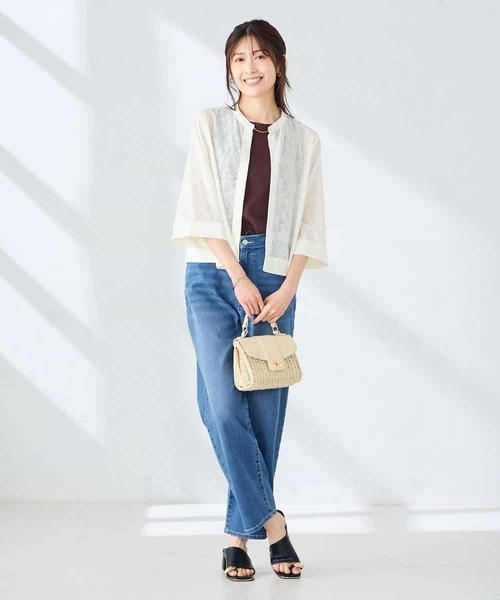 a.v.v(アーヴェヴェ)の「レースブラウス(シャツ/ブラウス・レディース・マスタード/アイボリー・38/40)」の16枚目の写真