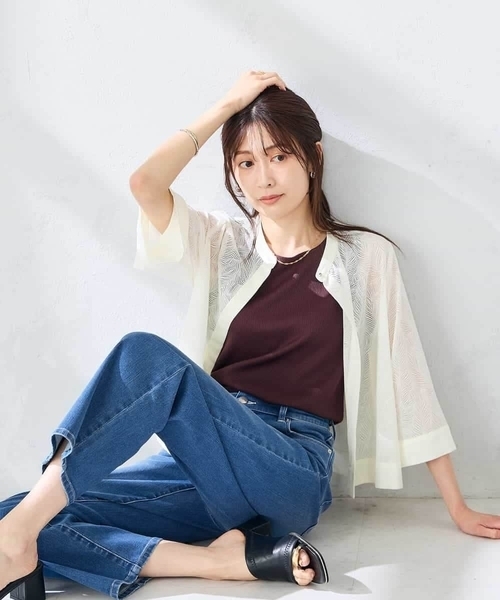 a.v.v(アーヴェヴェ)の「レースブラウス(シャツ/ブラウス・レディース・マスタード/アイボリー・38/40)」の19枚目の写真