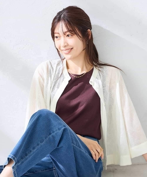 a.v.v(アーヴェヴェ)の「レースブラウス(シャツ/ブラウス・レディース・マスタード/アイボリー・38/40)」の22枚目の写真