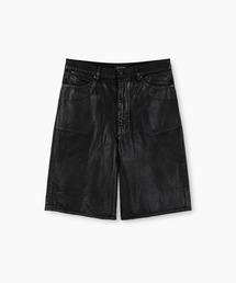 11.5oz COATING DENIM SHORT PANTS