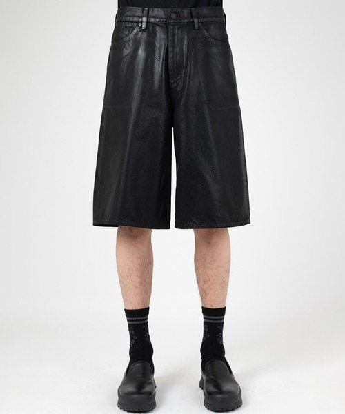 LAD MUSICIAN(ラッドミュージシャン)の「11.5oz COATING DENIM SHORT PANTS(デニムパンツ・メンズ・ブラック・46/44/42)」の5枚目の写真