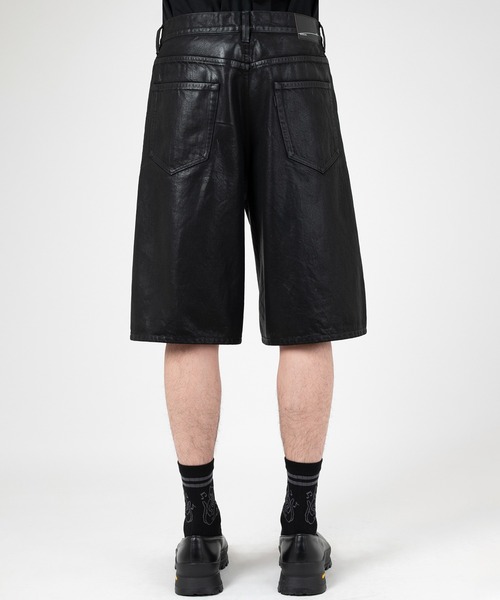 LAD MUSICIAN(ラッドミュージシャン)の「11.5oz COATING DENIM SHORT PANTS(デニムパンツ・メンズ・ブラック・46/44/42)」の7枚目の写真