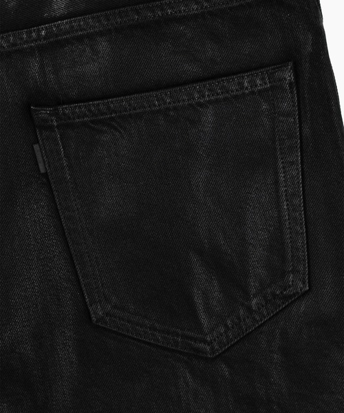 LAD MUSICIAN(ラッドミュージシャン)の「11.5oz COATING DENIM SHORT PANTS(デニムパンツ・メンズ・ブラック・46/44/42)」の4枚目の写真