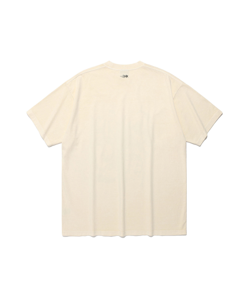 NICE GHOST CLUB(ナイスゴーストクラブ)の「GHOST ANGELS HEAD SKETCH PIGMENT BIGBIG TEE_WHITE(NG2FMFT589A)(Tシャツ/カットソー・レディース・ホワイト・SMALL/MEDIUM)」の2枚目の写真