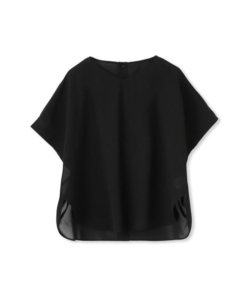 LAUTREAMONT(ロートレアモン)の「【晴れ軽】撥水シアーブラウス≪セット着用可≫(シャツ/ブラウス・レディース・カーキ/グリーン系その他/ブラック・9号)」の13枚目の写真