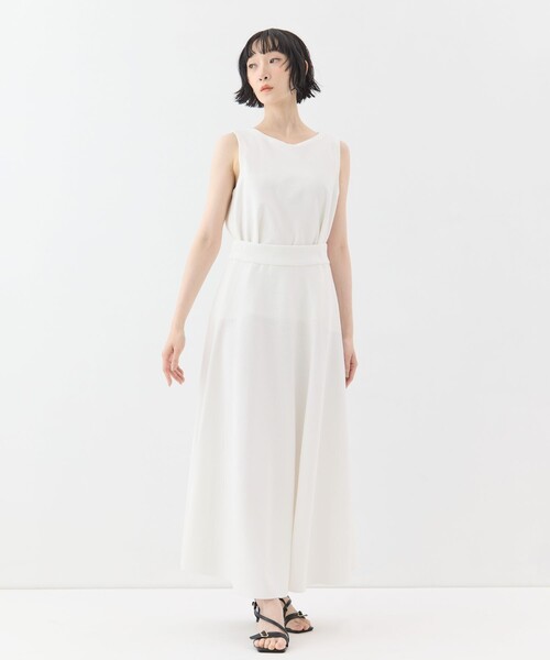 WRAPINKNOT(ラッピンノット)の「【WRAPINKNOTラッピンノット】《STUDIOUS別注》knit long flare skirt/ニットロングフレアスカート(スカート・レディース・ブラック/ホワイト・1/0)」の3枚目の写真