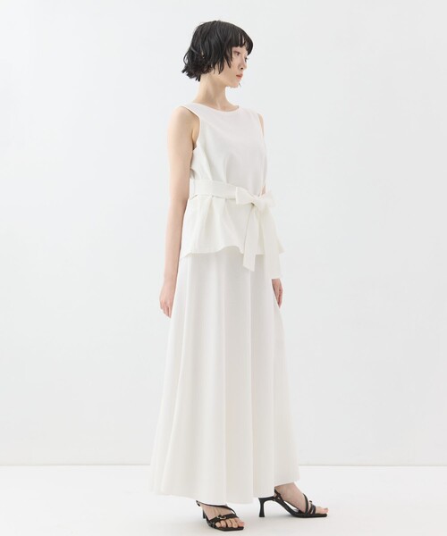 WRAPINKNOT(ラッピンノット)の「【WRAPINKNOTラッピンノット】《STUDIOUS別注》knit long flare skirt/ニットロングフレアスカート(スカート・レディース・ブラック/ホワイト・1/0)」の6枚目の写真