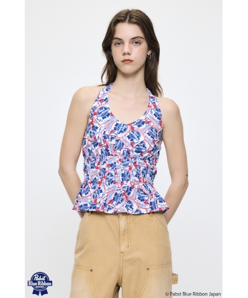 MOUSSY(マウジー)の「PABST HALTER NECK トップス(その他トップス・レディース・ホワイト・2/1)」の2枚目の写真