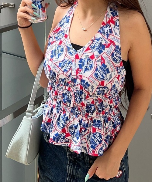 MOUSSY(マウジー)の「PABST HALTER NECK トップス(その他トップス・レディース・ホワイト・2/1)」の15枚目の写真