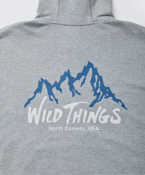 WILD THINGS(ワイルドシングス)の「ワイルドマウンテン スウェットジップパーカー|WILD MOUNTAIN SWEAT ZIP PARKA(パーカー・メンズ・ブラック/ネイビー/グレー/カーキ・M/S/XL/L)」の15枚目の写真