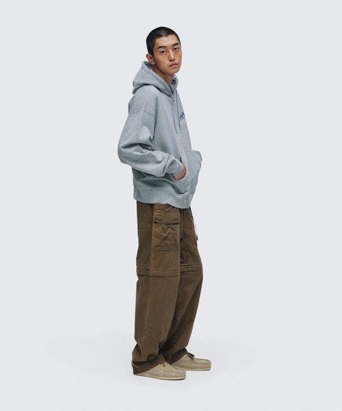 WILD THINGS(ワイルドシングス)の「ワイルドマウンテン スウェットジップパーカー|WILD MOUNTAIN SWEAT ZIP PARKA(パーカー・メンズ・ブラック/ネイビー/グレー/カーキ・M/S/XL/L)」の8枚目の写真