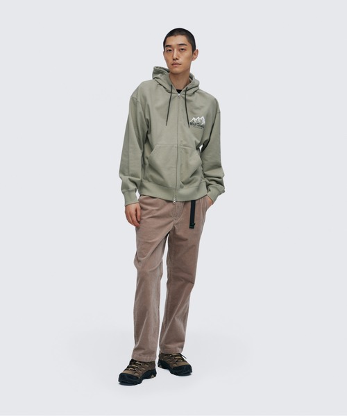 WILD THINGS(ワイルドシングス)の「ワイルドマウンテン スウェットジップパーカー|WILD MOUNTAIN SWEAT ZIP PARKA(パーカー・メンズ・ブラック/ネイビー/グレー/カーキ・M/S/XL/L)」の10枚目の写真