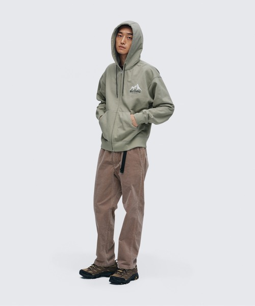 WILD THINGS(ワイルドシングス)の「ワイルドマウンテン スウェットジップパーカー|WILD MOUNTAIN SWEAT ZIP PARKA(パーカー・メンズ・ブラック/ネイビー/グレー/カーキ・M/S/XL/L)」の11枚目の写真
