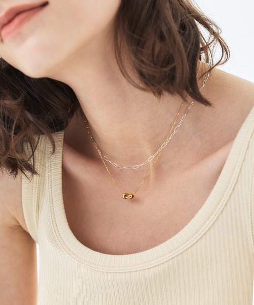 in mood(インムード)の「×in mood Twist Necklace【in moodコラボ】(ネックレス・レディース・シルバー/ゴールド・FREE)」の5枚目の写真