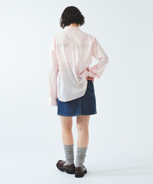 Ray BEAMS（レイビームス）の「Lee / STANDARD WARDROBE デニム ミニスカート（デニムスカート・レディース・ブルー系その他/ブラック・X-SMALL/SMALL）」の9枚目の写真